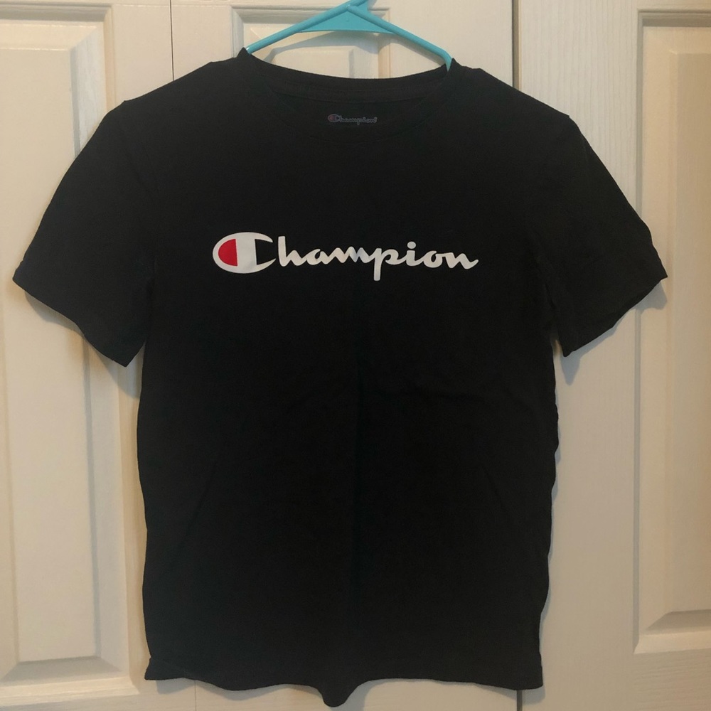 Black Champion short sleeve T-shirt